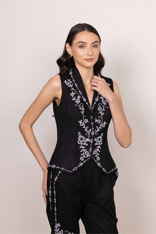 Mirel shawl collar waistcoat