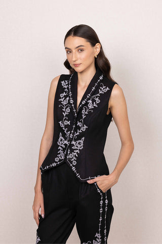 Mirel shawl collar waistcoat