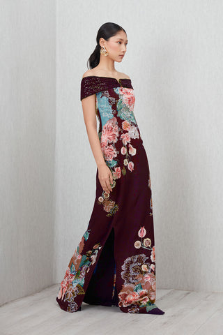 Glen wine gown