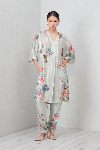 Light sage green laurel tunic