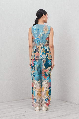 Soline round neck waist coat