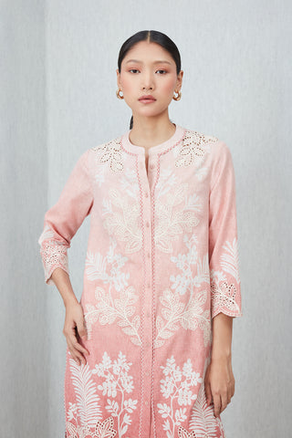 Lina embroidered tunic set