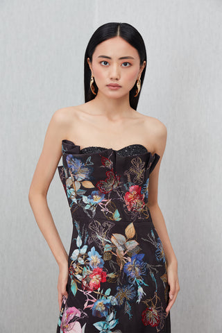 Multicolor sera gown