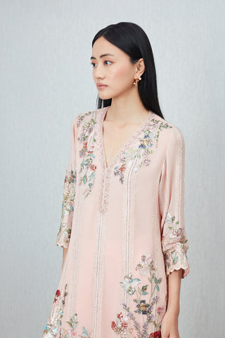 Pink mason tunic set