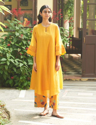 Amber muslin cotton tunic and pants