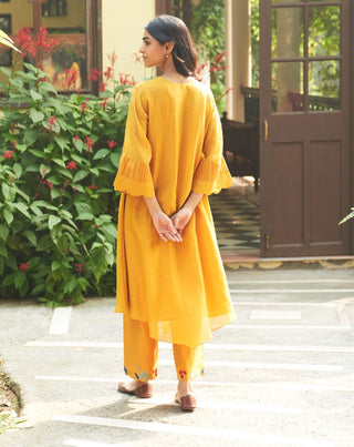 Amber muslin cotton tunic and pants
