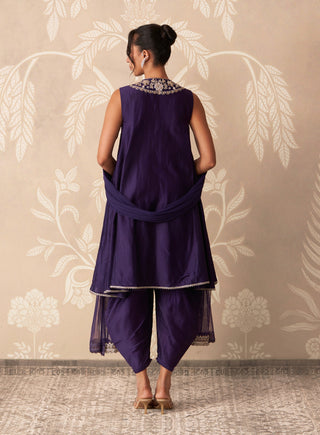 Purple khayaal kurta salwar set