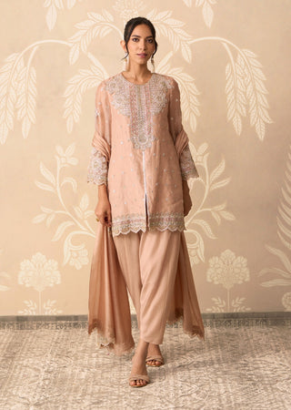 Champagne zehn kurta salwar set