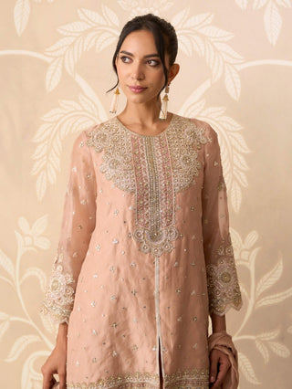 Champagne zehn kurta salwar set