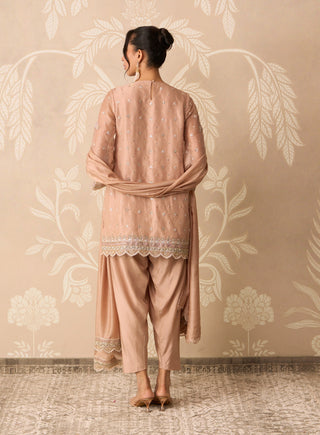Champagne zehn kurta salwar set