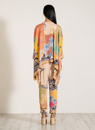 Olivia multicolor kaftan and pants