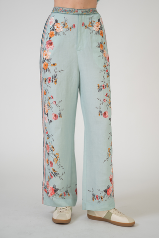 Lorina knotch collar jacket and pants