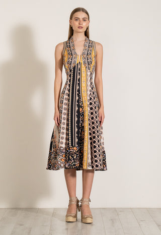 Esme halter midi dress
