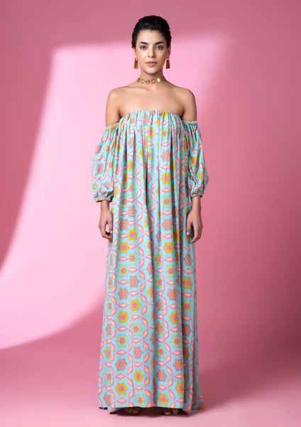 siddhartha bansal off-the-shoulder dress Anthropologie Siddhartha Bansal Off-The-Shoulder Dress