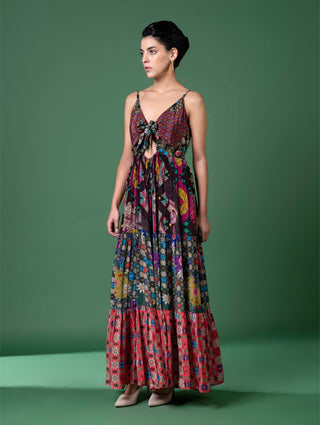 Sylvan Print Tier Dress by Siddhartha Bansal, available on Indiaspopup.com