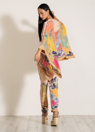 Olivia multicolor kaftan and pants