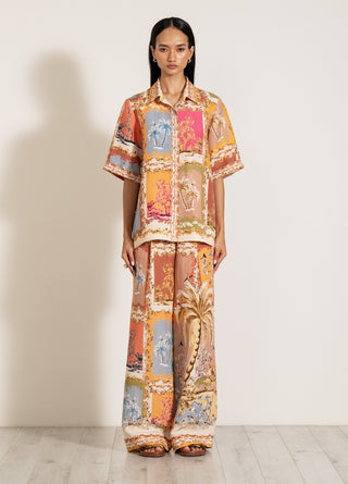 Palmilla button-down shirt and pants