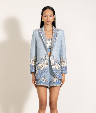Mira knotch collar jacket