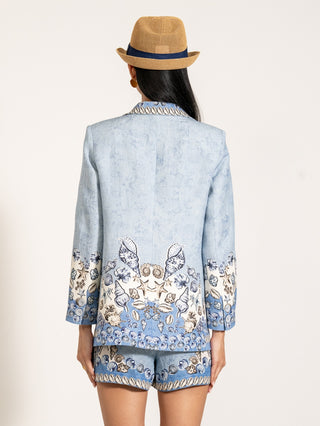 Mira knotch collar jacket