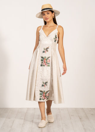 Ursula strap midi dress