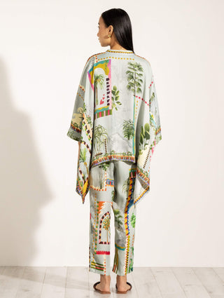 Vista green kaftan and pants