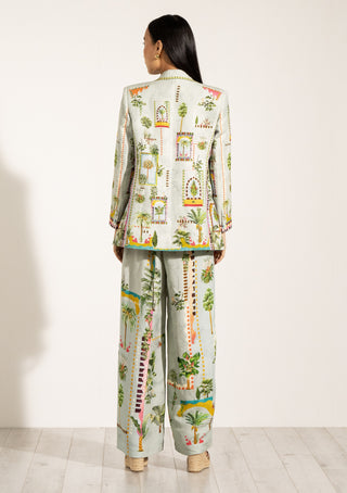 Oslo knot collar jacket and pants