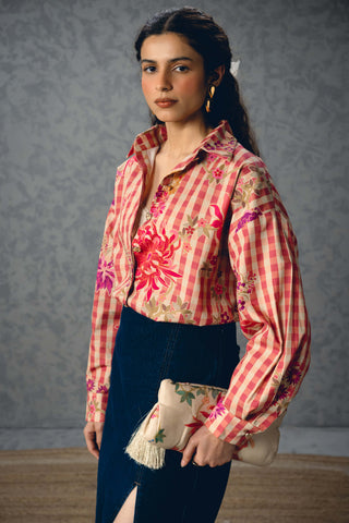 Pink jade shirt