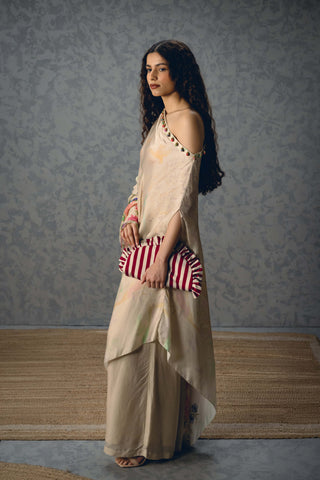 Ivory natsu one shoulder top with pants