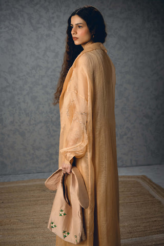 Nude inaya dress with jacket