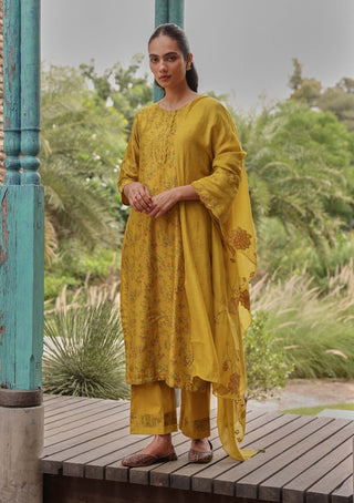 Tuscany floral kurta set