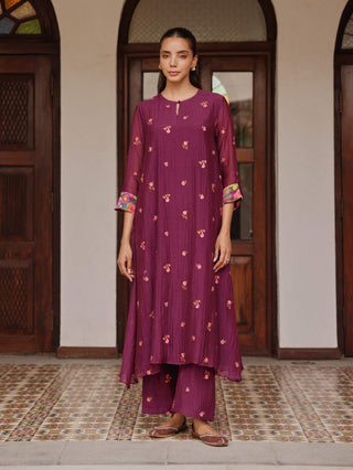 Amethyst bloom tunic and pants
