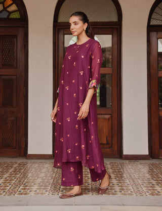 Amethyst bloom tunic and pants