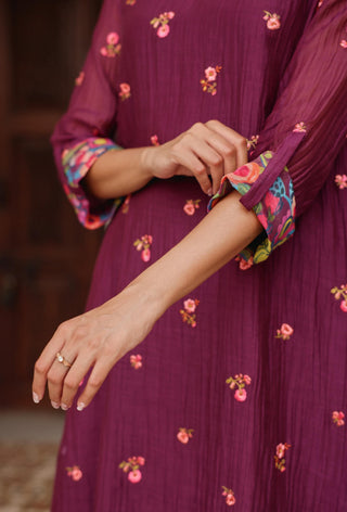 Amethyst bloom tunic and pants