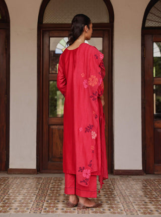 Rosewood applique kurta set