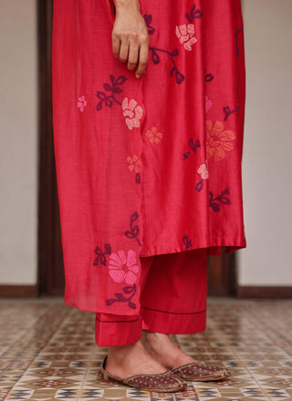 Rosewood applique kurta set