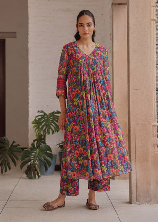 Amethyst bloom tunic and pants