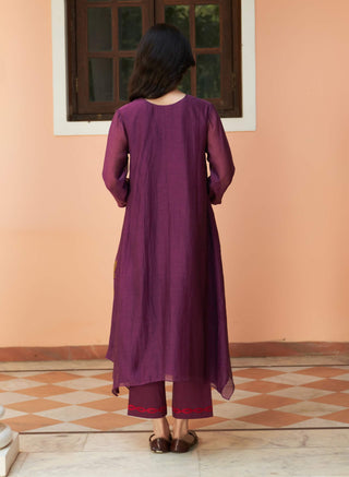 Amethyst applique tunic and pants