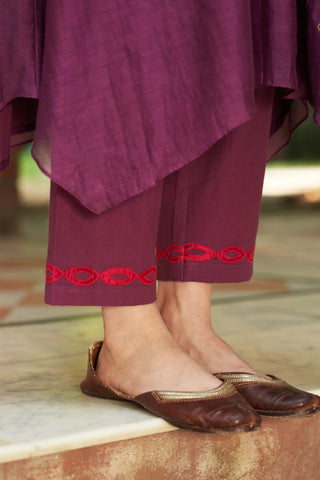 Amethyst applique tunic and pants