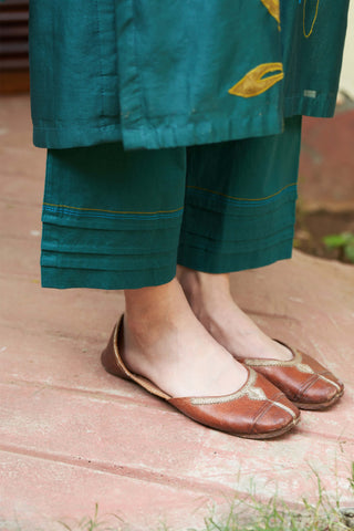 Emerald applique kurta set