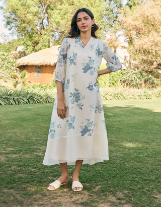 Pearl floral dress