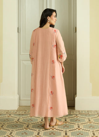 Blossom embroidered dress