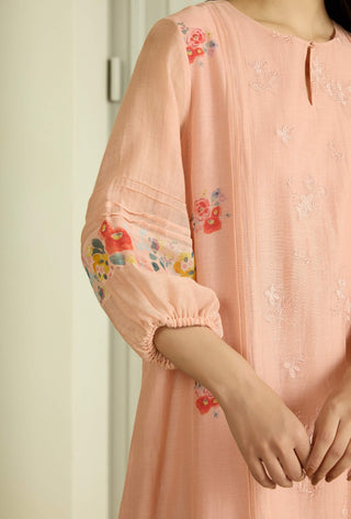Blossom embroidered dress