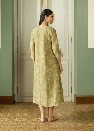 Meadow embroidered dress