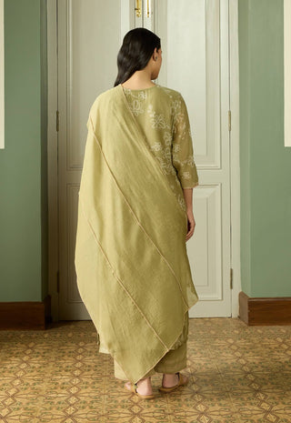 Meadow thread embroidered kurta set