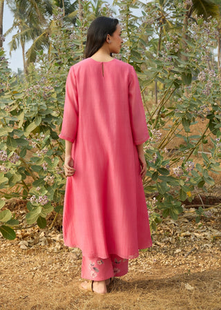 Rose applique tunic and pant