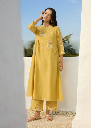Rue embroidered tunic and pant
