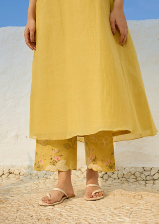 Rue embroidered tunic and pant