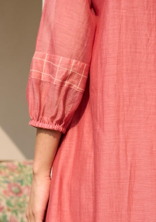 Hibiscus applique dress