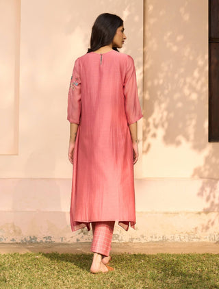 Hibiscus applique tunic and pants