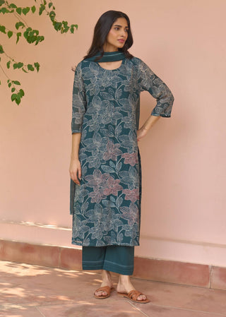Jade bloom kurta set